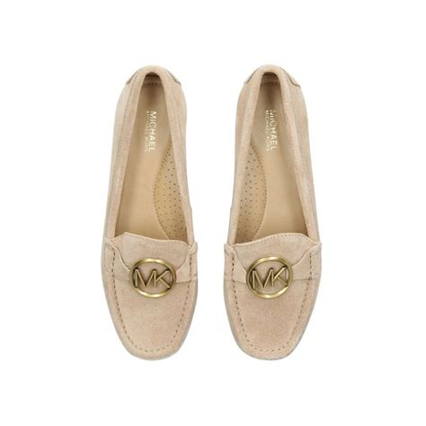 MICHAEL Michael Kors Crawford Moc Loafers in BEIGE